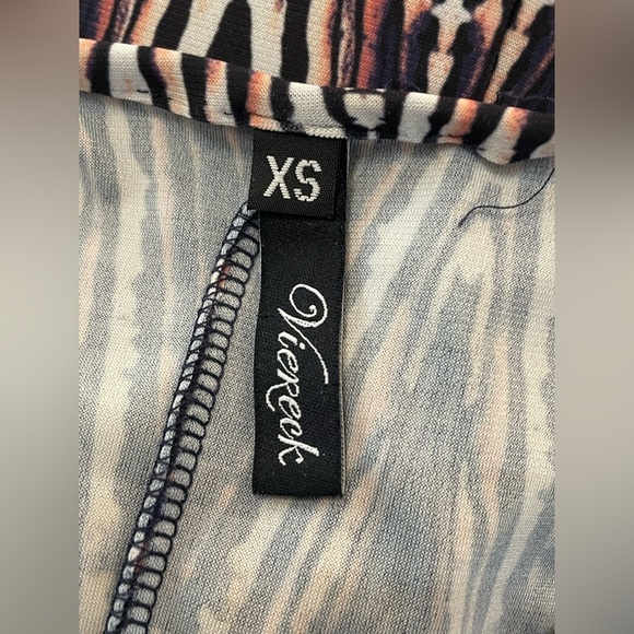 Deborah Viereck Black White and Pink Boho Patterned Sleeveless Dress XS - Picture 9 of 9